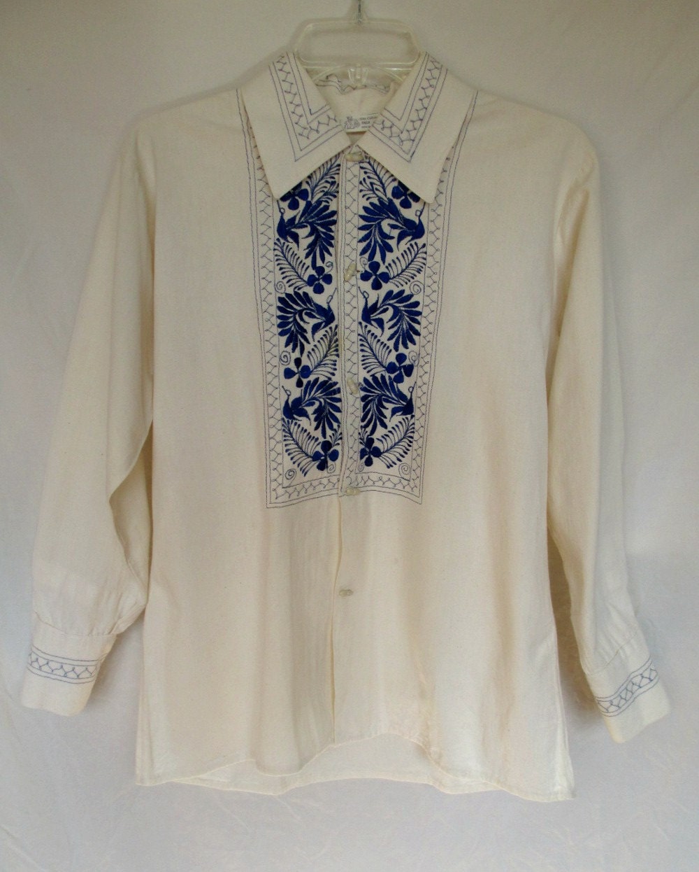 mexican embroidered mens shirt