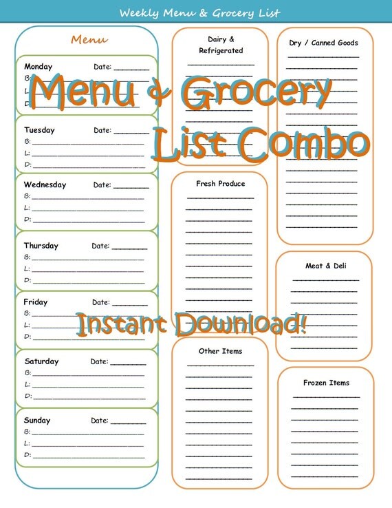 indian grocery items list pdf