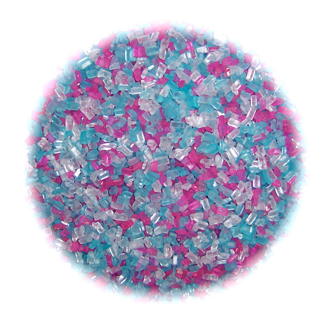Frozen Sugar Crystals Edible Sprinkles by JLouisedesigns on Etsy