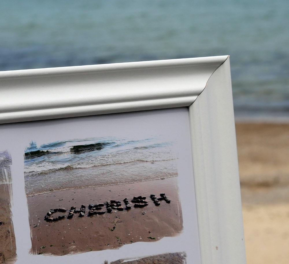 Beach Theme Sister 8x10 Photo Collage beach stone by myBeachWishes