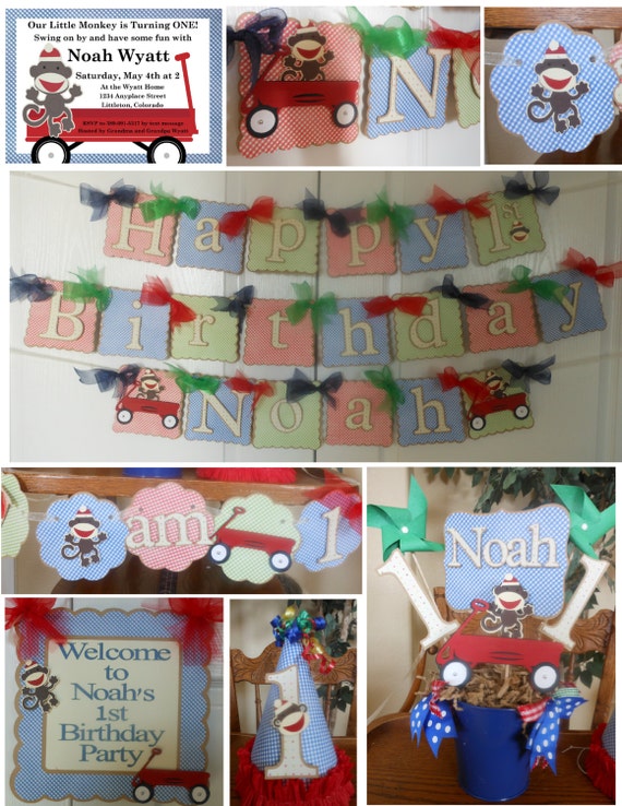 vintage toy -1st Birthday Party Package Il_570xn