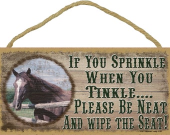 Horse bathroom | Etsy Horse bathroom | Etsy