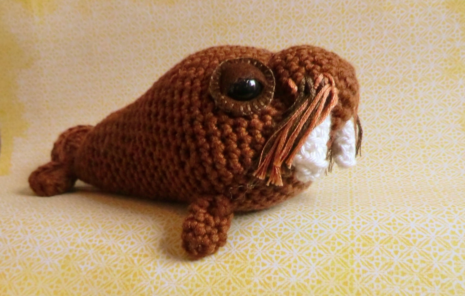 Wilfred the walrus amigurumi crochet pattern pdf