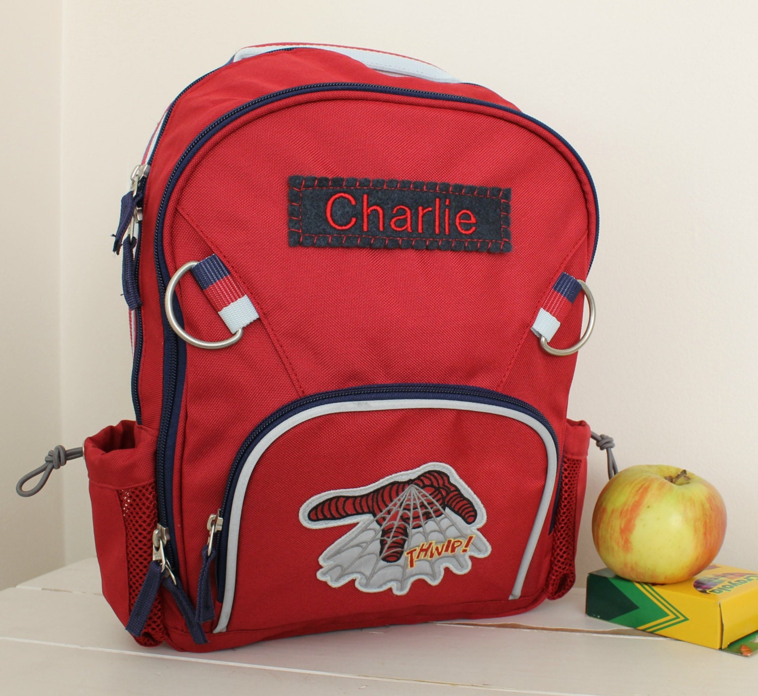 spiderman backpack pottery barn