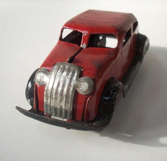 vintage pressed steel toy cars