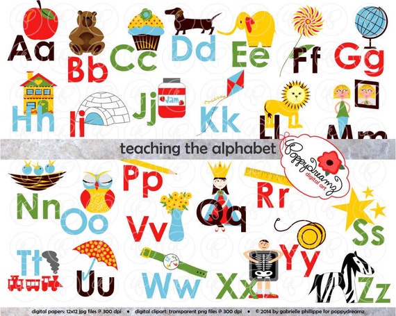 kindergarten alphabet clipart - photo #32