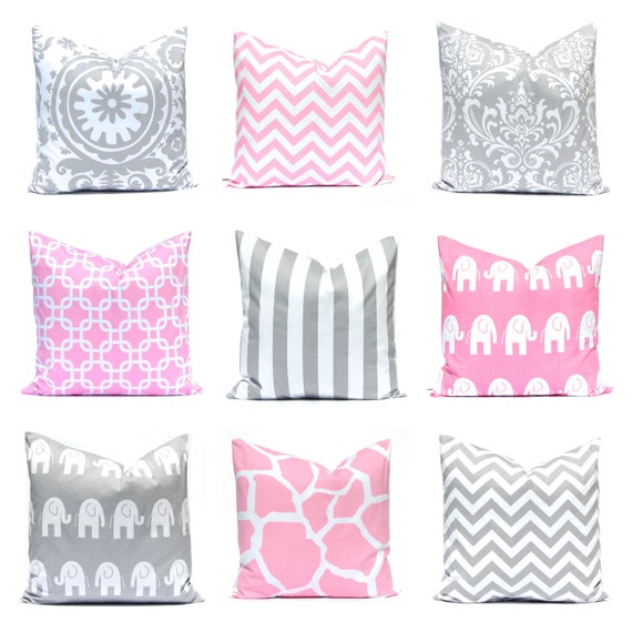 Baby Pink Pillow Covers Decorative Pillow by CompanyTwentySix