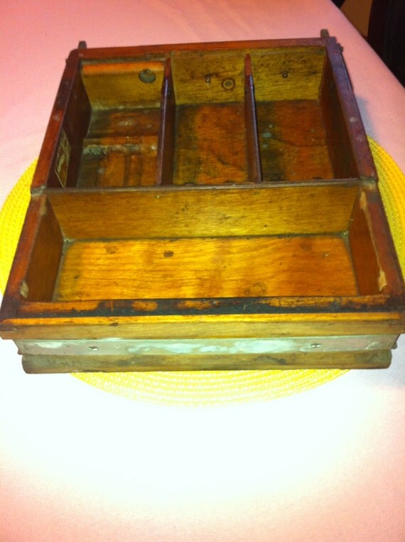 Antique Wood Cash Register Drawer National Cash by ShaysRevival