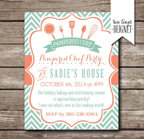 Pampered Chef Party Invitation 1