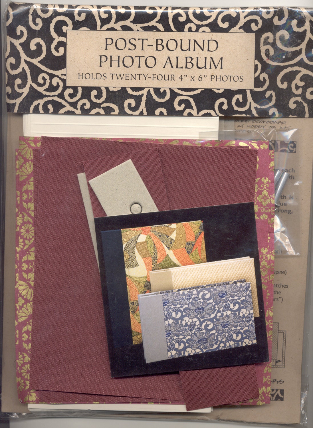 PostBound Photo Album Kit for 4 x 6 photos Ready