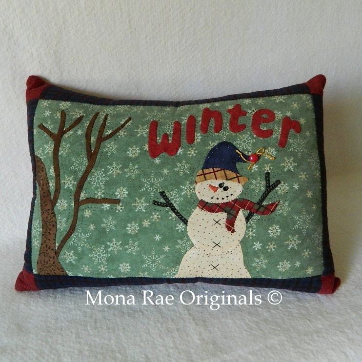 Decorative Pillow/Winter Snowman 15 X 20