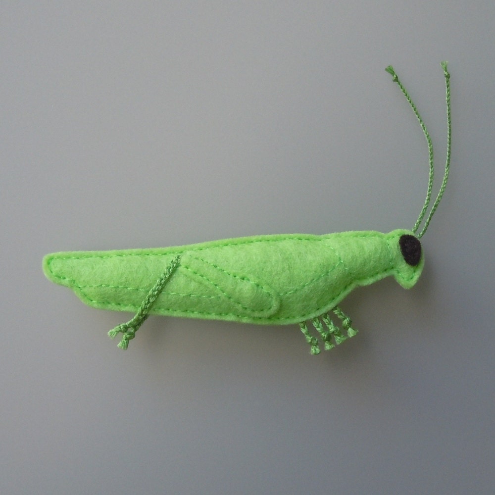 Catnip Cat Toy Green Felt