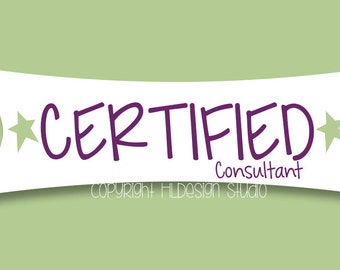 Digital File ONLY Certified Consult ant Magnet ...