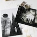 Vintage Gothic inspired postcard set, Ghosts - Set of 8 postcards