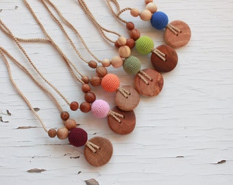 Best Seller Nursing Necklace / Teething Necklace for mom - Etno Mama Babywearing Jewelry