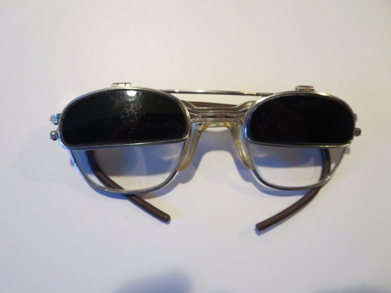 Vintage American Optical Safety Glasses Ao Safety With Flip 