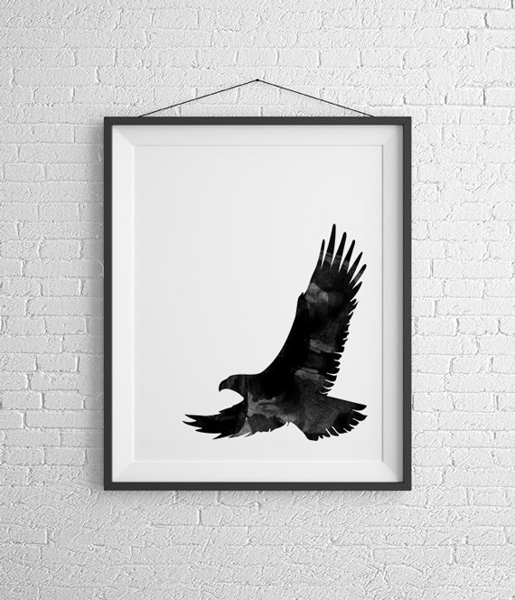 Soaring Eagle Print Il_570xn