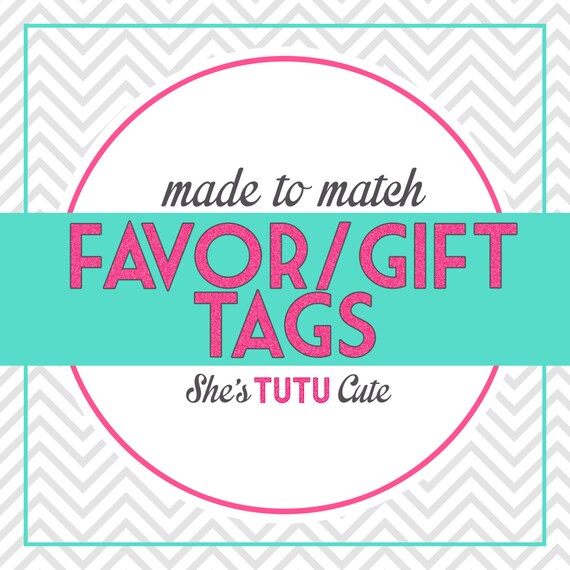 Matching Favor Tags for any design in my shop Il_570xn