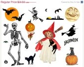 60% OFF SALE Halloween Ephemera Digital Collage Sheet Image Downloadable Halloween Digital Images Il_170x135
