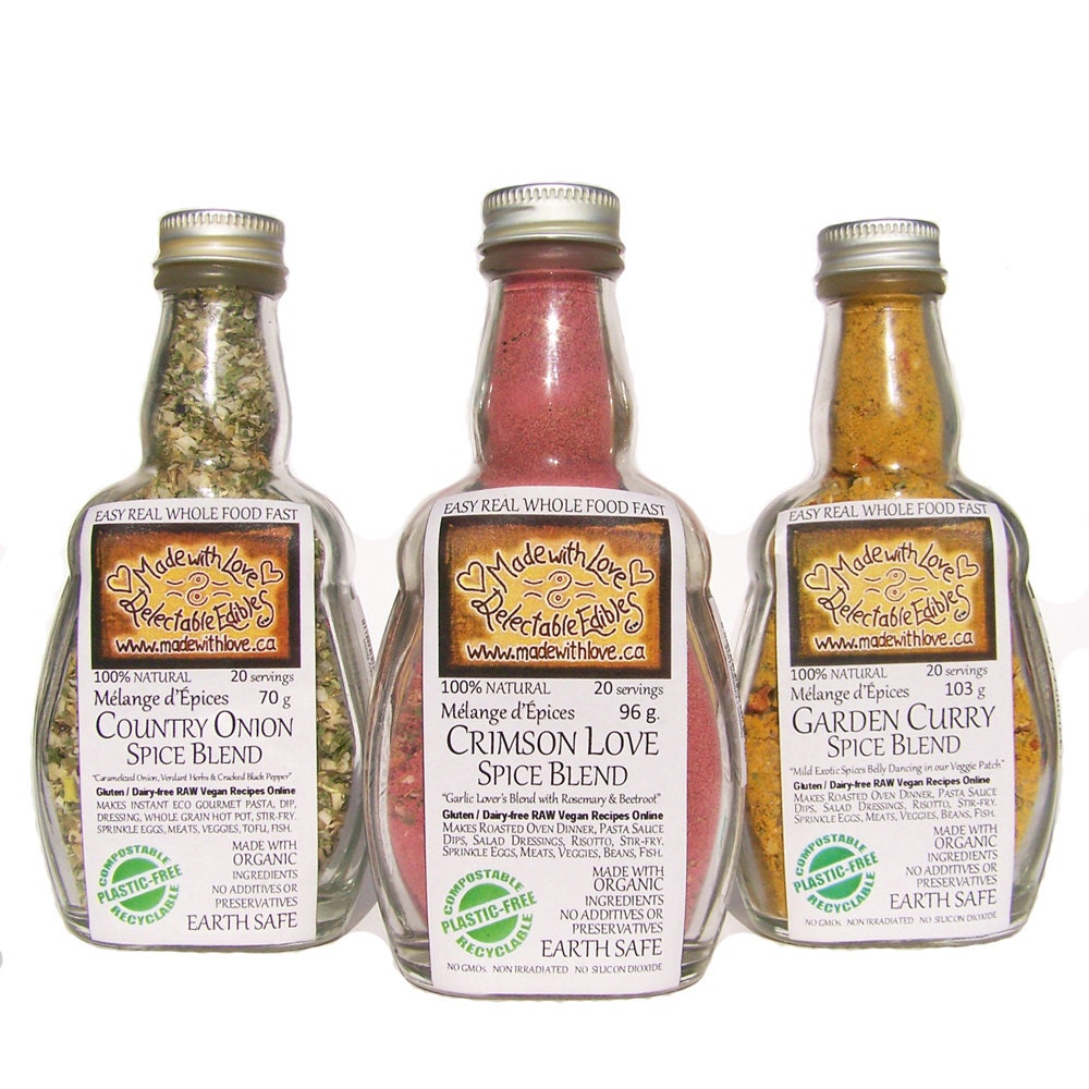 Triplet of Artisan Spice Blends Herbs & Spices Gift Set