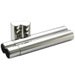 Stainless Steel Double Cigar Tube Hand Engraved