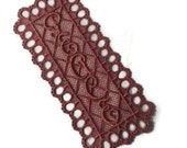 PEACE Bookmark, Lace Bookmark, Machine Embroidered Lace PEACE Bookmark, Lace Bookmark, Machine Embroidered Lace