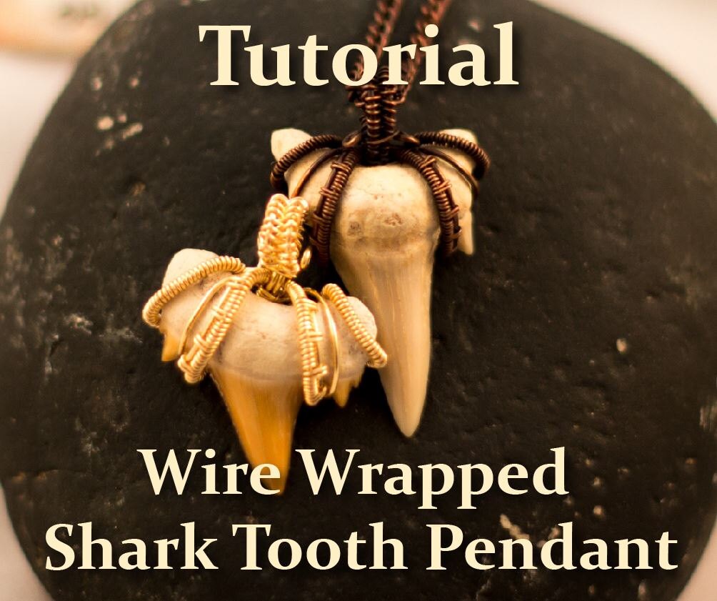 Surfer Shark Tooth Pendant TUTORIAL