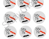 INSTANT DOWNLOAD- Halloween Party Printable- Bite Me Printables,Die Cuts, tags, Invitations, Cards, Digital Frames Il_170x135
