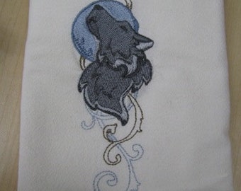 Wolf Towel - DISCOUNTED FOR FLAW
