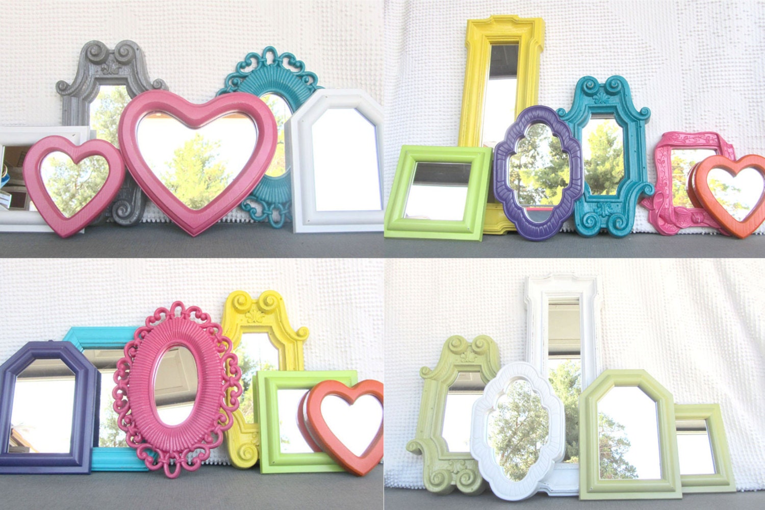 Custom Upcycled Mirrors Nursery Playroom Kids Room Dorm