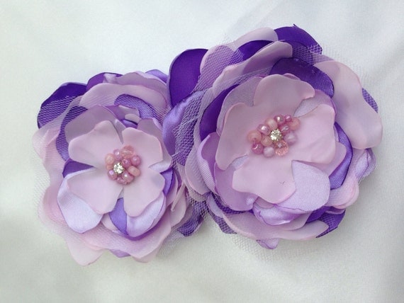 Items similar to Flowers made of fabric on Etsy