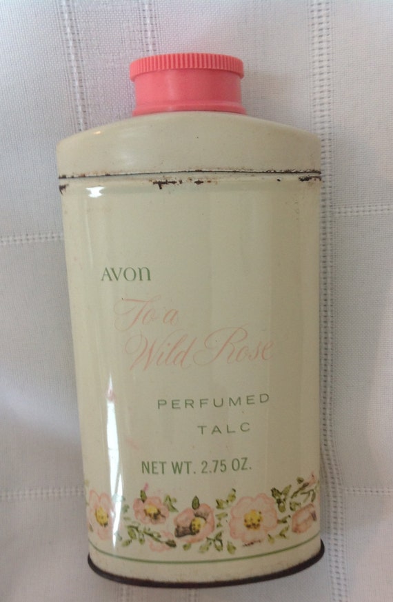 Vintage Avon tin Perfumed Talc