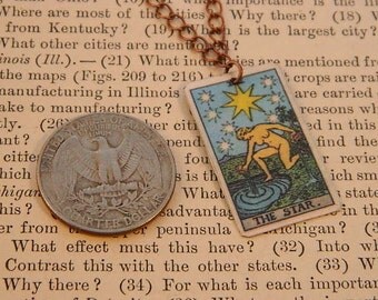 jewelry tarot pendant card