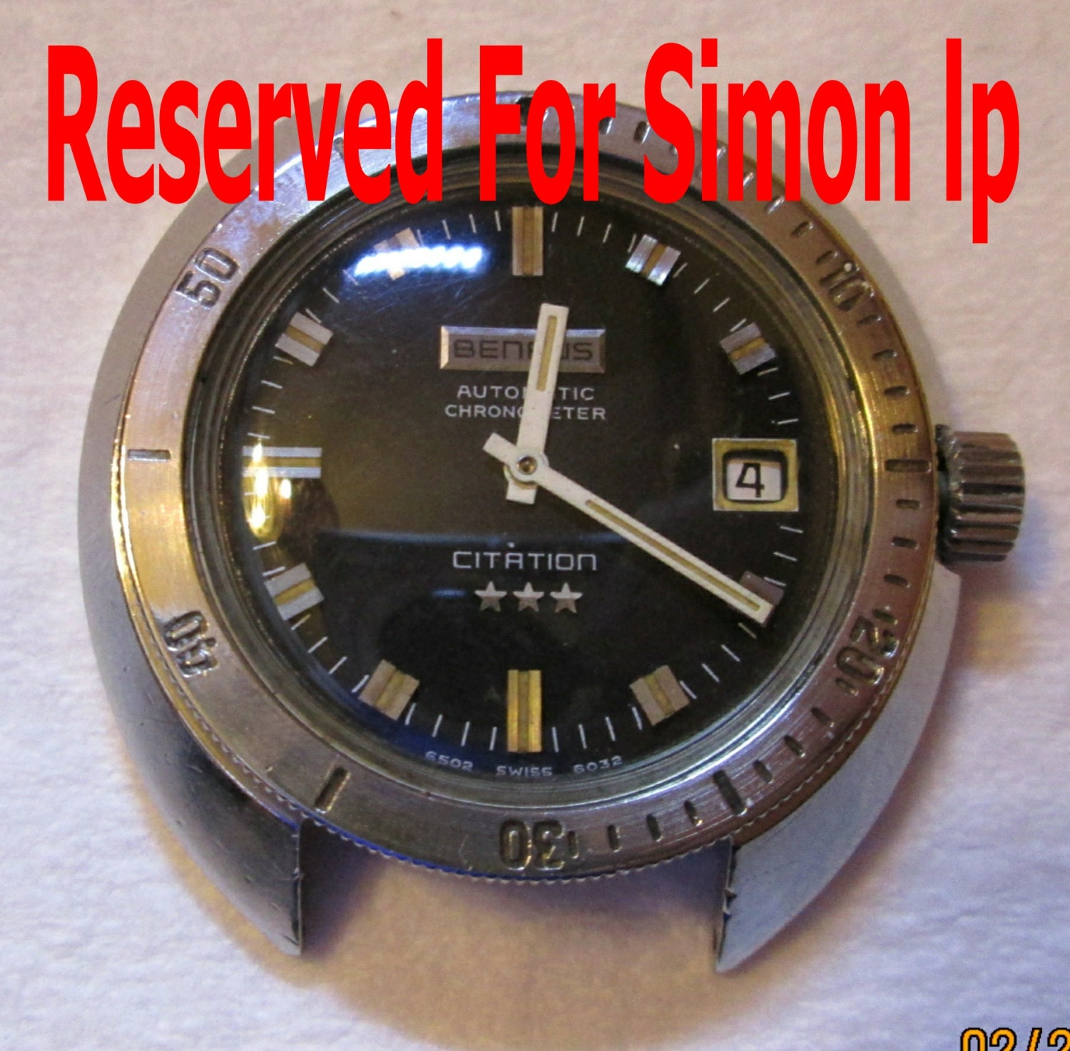 benrus electronic citation watch