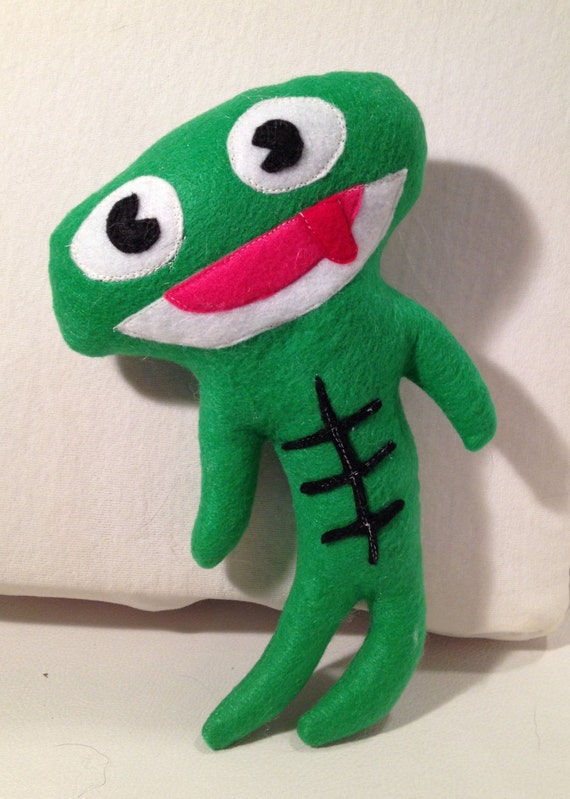 clyde frog plush toy