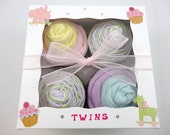 Twin Girl Baby Gift 12 piece set Baby gift for Twin Girls