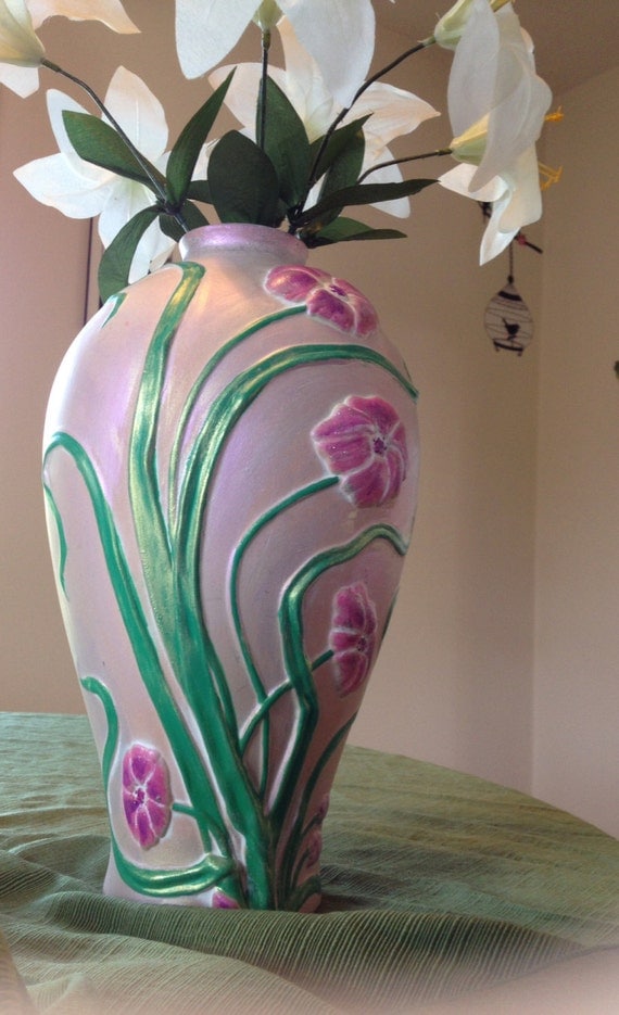 Purple Vase Handmade on etsy 