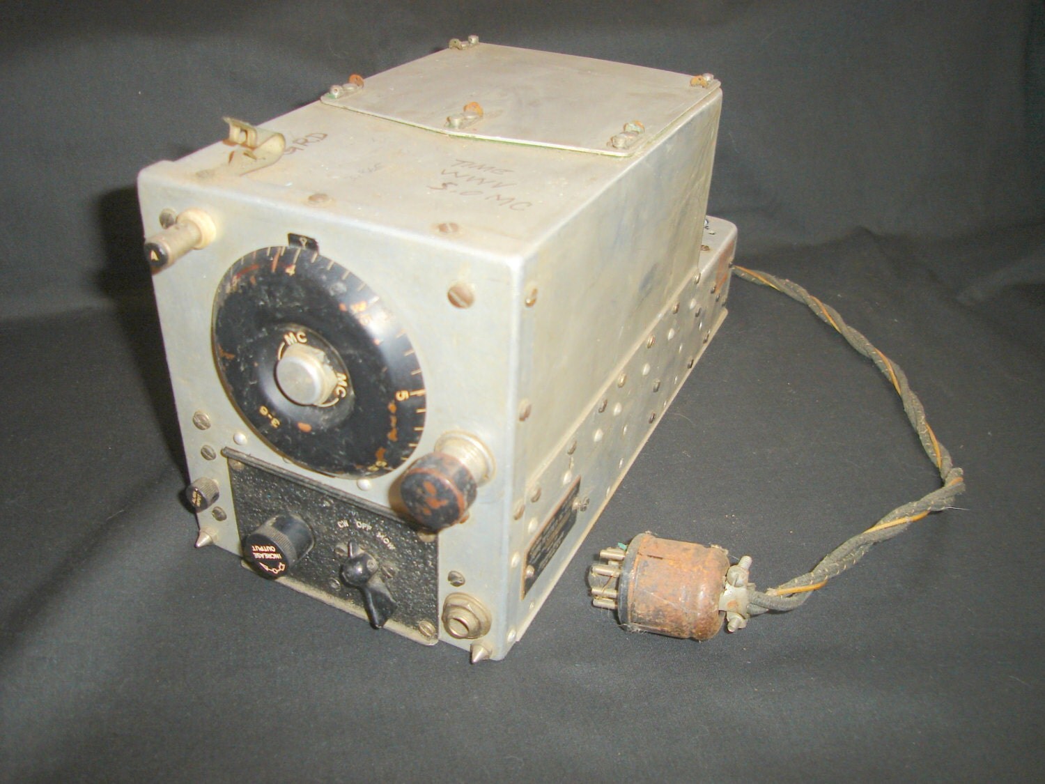 WWII Army Aircraft Radio BC454B Used In US Bombers