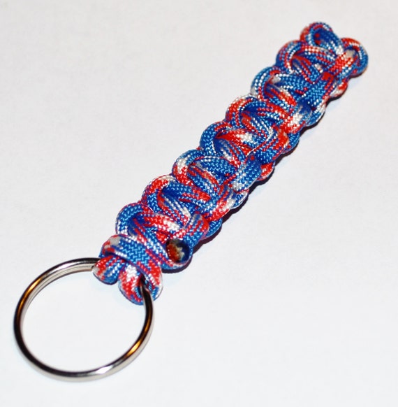 Standard Paracord Survival Keychain USA by