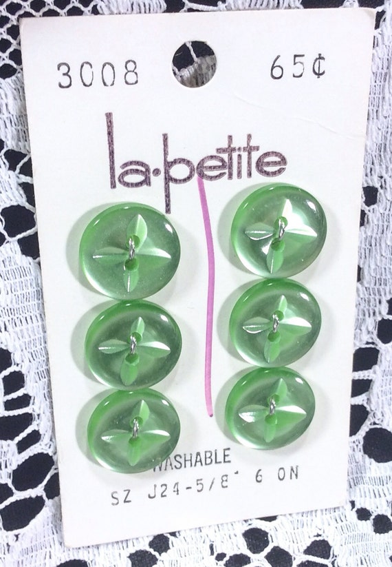 Vintage Emerald Green Buttons