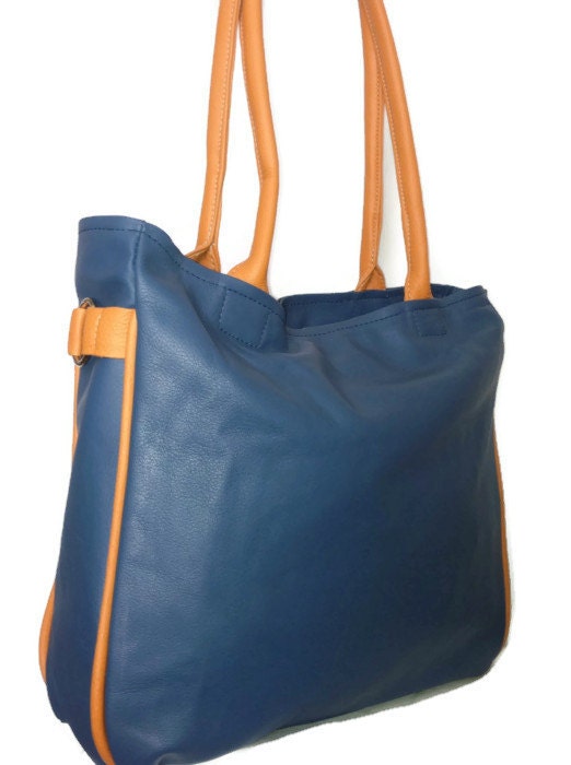 Tote leather purse multicolored shoulder bag medium fashion