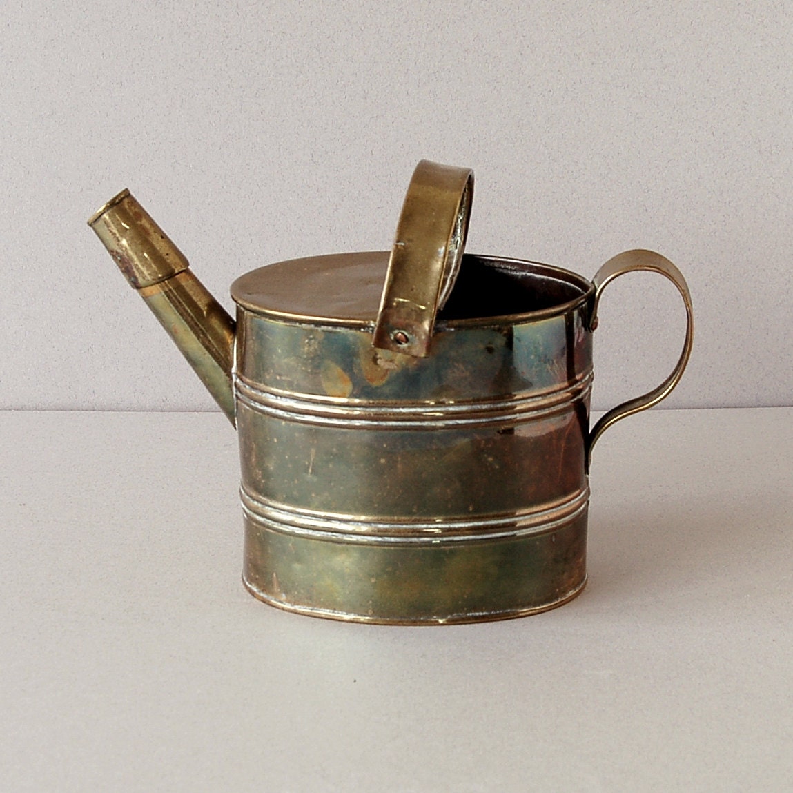 Vintage brass watering can Vintage gardening Brass by nancyplage