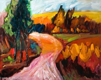 Large Oil Painting On Canvas Modern Original Art Impressionist landscape 23
