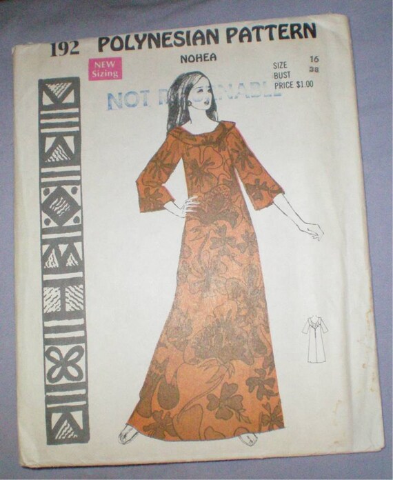 Vintage Hawaiian Pattern | polynesian pattern 192 vintage hawaiian dress aloha muumuu Vintage Hawaiian Pattern | polynesian pattern 192 vintage hawaiian dress aloha muumuu