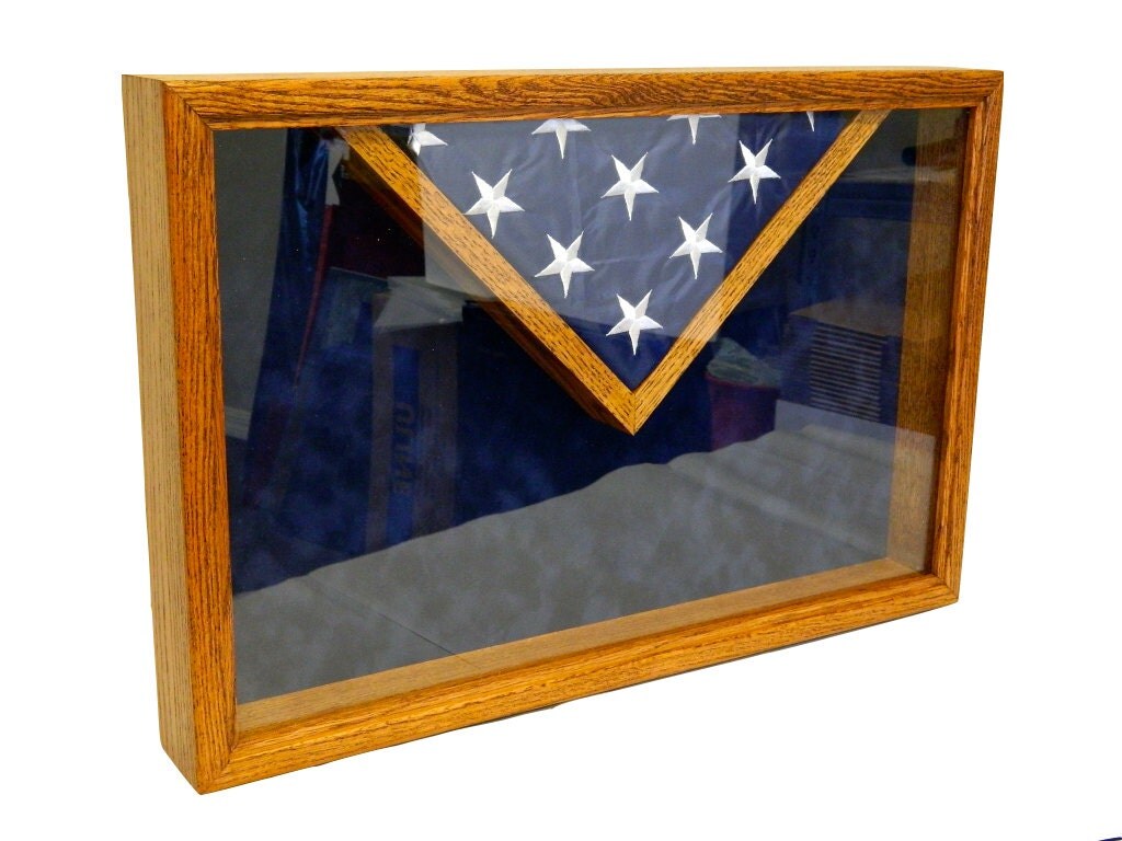 Custom Shadow Box with Flag Display