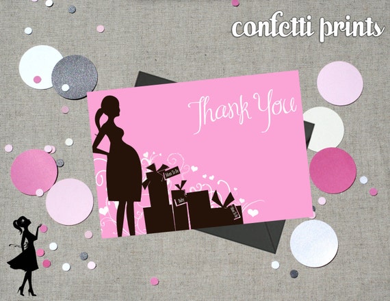 Baby Shower Thank You Card - LOVE GROWS Printable Il_570xn