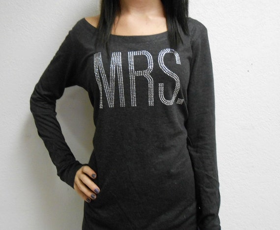 mr and mrs long sleeve shirt