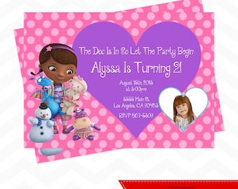 Doc McStuffins Invitation