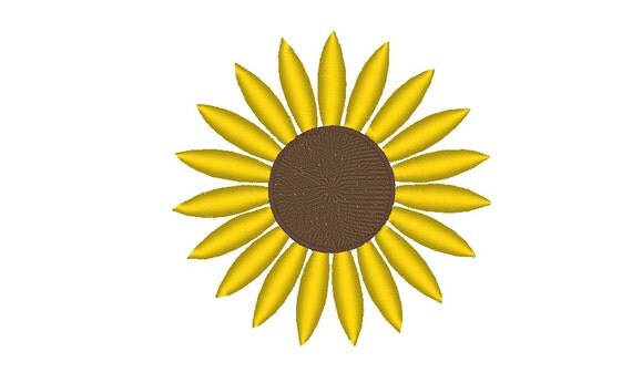 Sunflower Embroidery Design