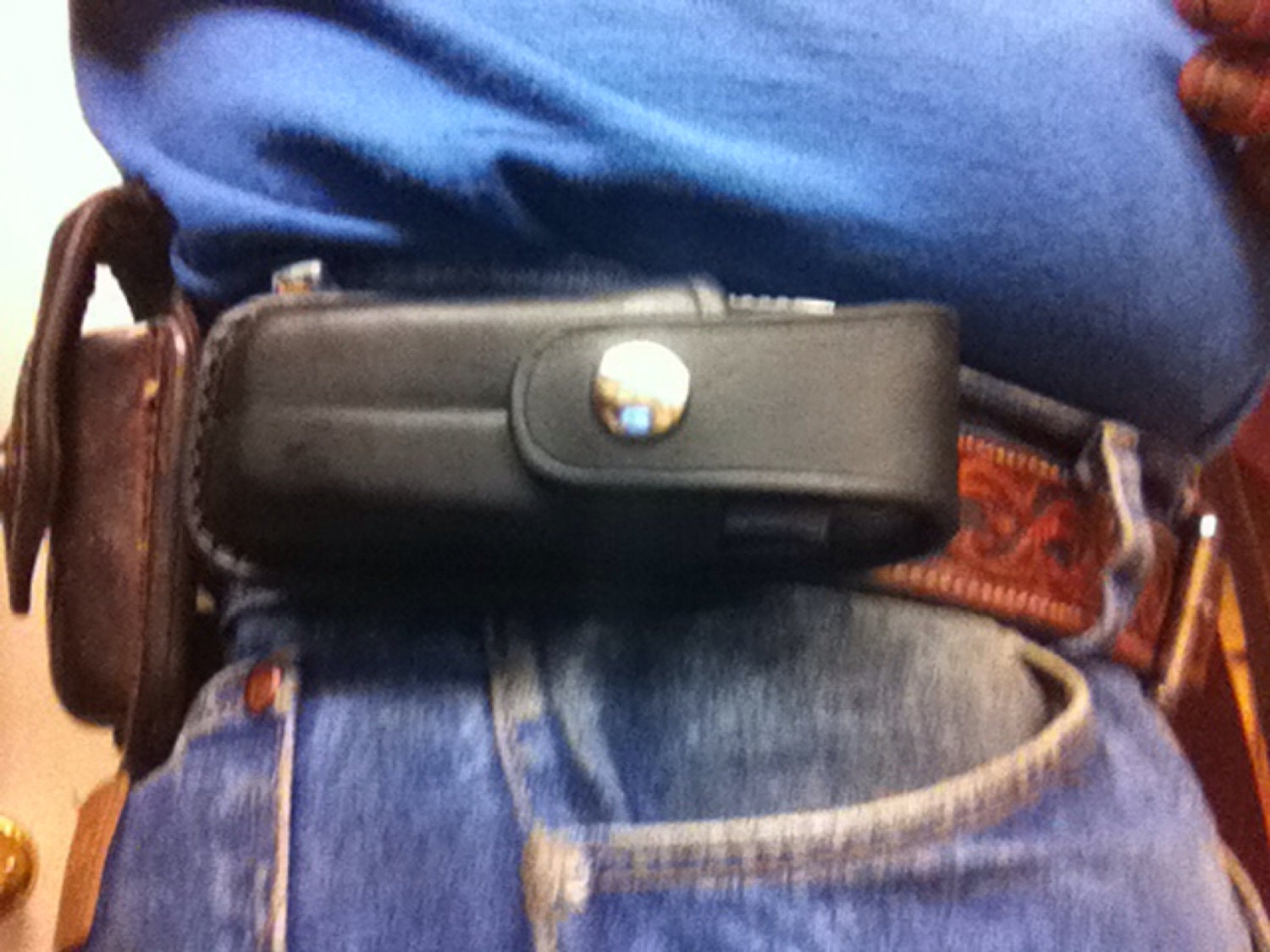 Horizontal Sheath Leatherman Surge and by Nayscustomleather